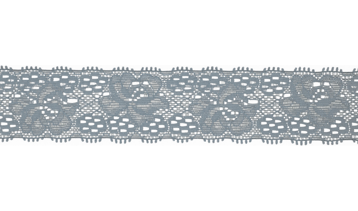 Elastīgā mežģīne Asley blue 3cm 14m27cm Elastīgā mežģīne Asley blue 3cm 14m27cm