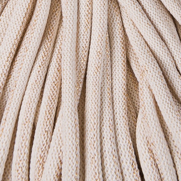 Bobbiny kokvilnas aukla Golden Natural ⌀ 9mm Bobbiny kokvilnas aukla Golden Natural ⌀ 9mm