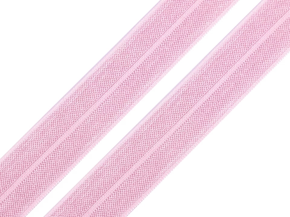Pārlocītā gumija apakšveļai Light Rose 18mm 330cm Pārlocītā gumija apakšveļai Light Rose 18mm 330cm