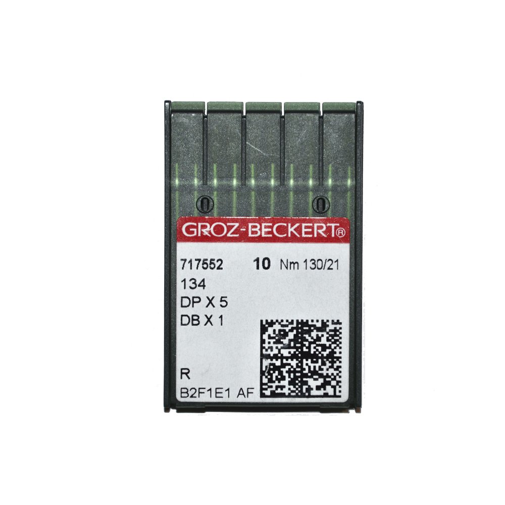 Groz – Beckert rūpnieciskās šujmašīnas adatas DPx5 | DB x1 | R | Nm 130/21 Groz - Beckert rūpnieciskās šujmašīnas adatas DPx5 | DB x1 | R | Nm 130/21
