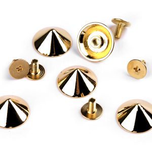 Dekoratīvā kājiņa somām Ø15 mm - zelta