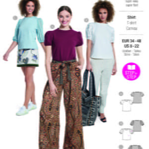 Piegrieztne T-kreklam Burda easy 5809