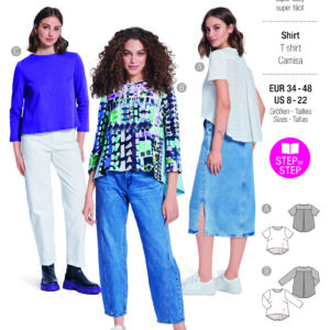 Piegrieztne t-krekliem Burda easy 5831