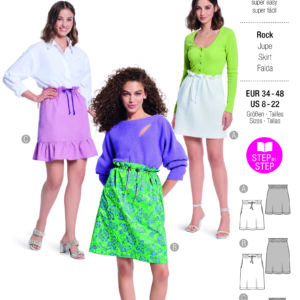 Piegrieztne svārkiem Burda easy 5832 Piegrieztne svārkiem Burda easy 5832