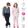 Piegrieztne kombinezons burda kids 9275