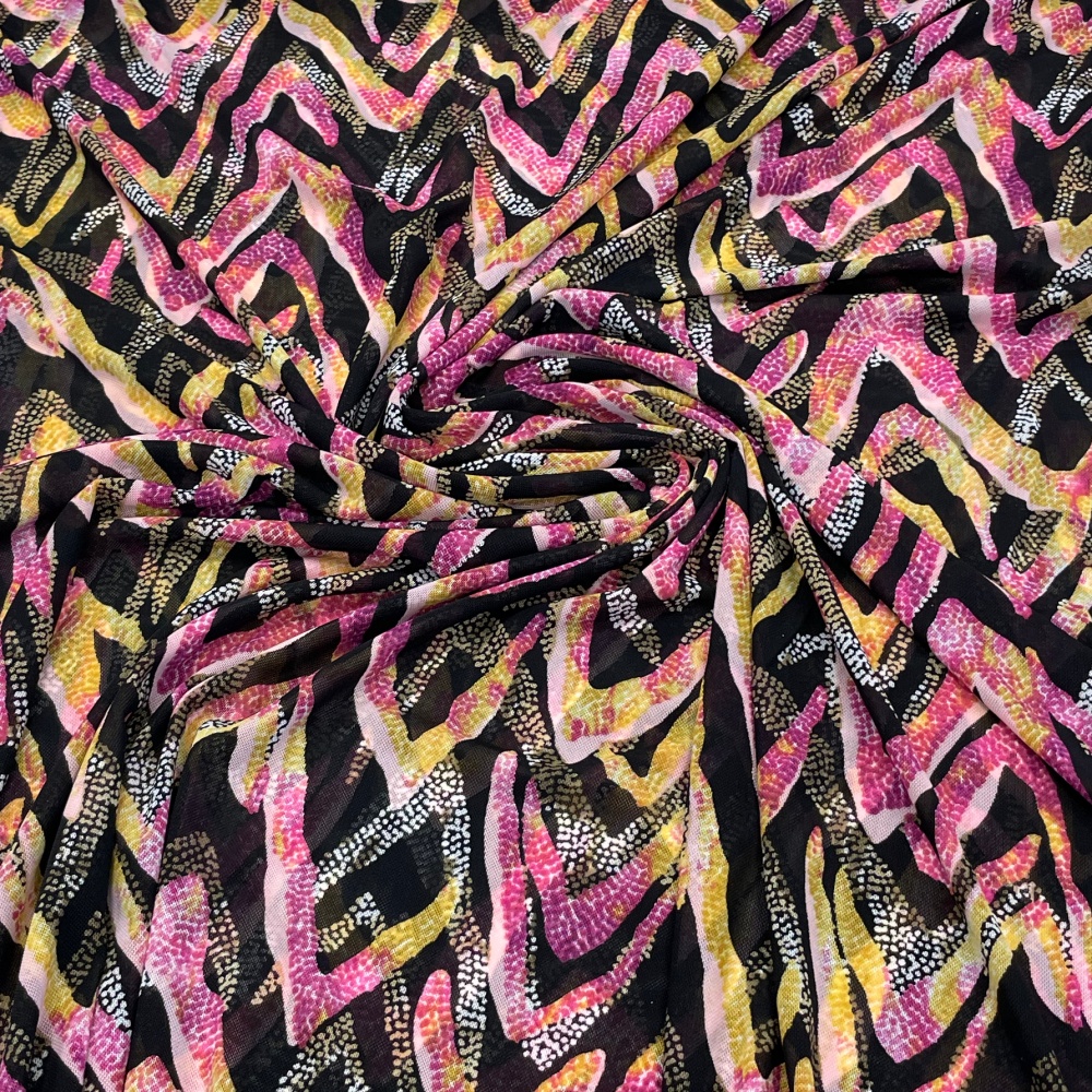 Elastīgs tilla audums ar apdruku 90gr/m² 115cm Elastīgs tilla audums ar apdruku 90gr/m² 115cm