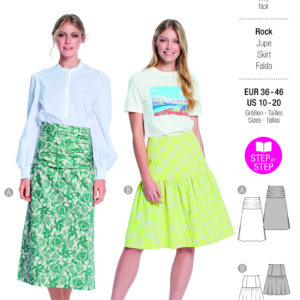 Piegrieztne svārkiem Burda style 5837 Piegrieztne svārkiem Burda style 5837