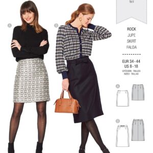 Piegrieztne svārkiem Burda style 6181