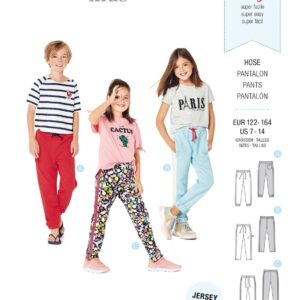 Piegrieztne biksēm Burda kids 9300