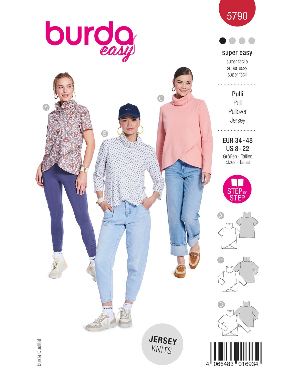 Piegrieztne tunikai Burda easy 5790 Piegrieztne tunikai Burda easy 5790