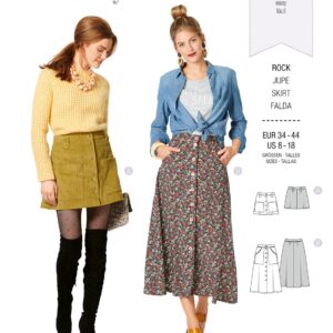 Piegrieztne svārkiem Burda style 6252 Piegrieztne svārkiem Burda style 6252