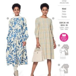 Piegrieztne kleitai Burda style 5948