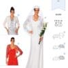 Piegrieztne bolero jakām Burda style 7686