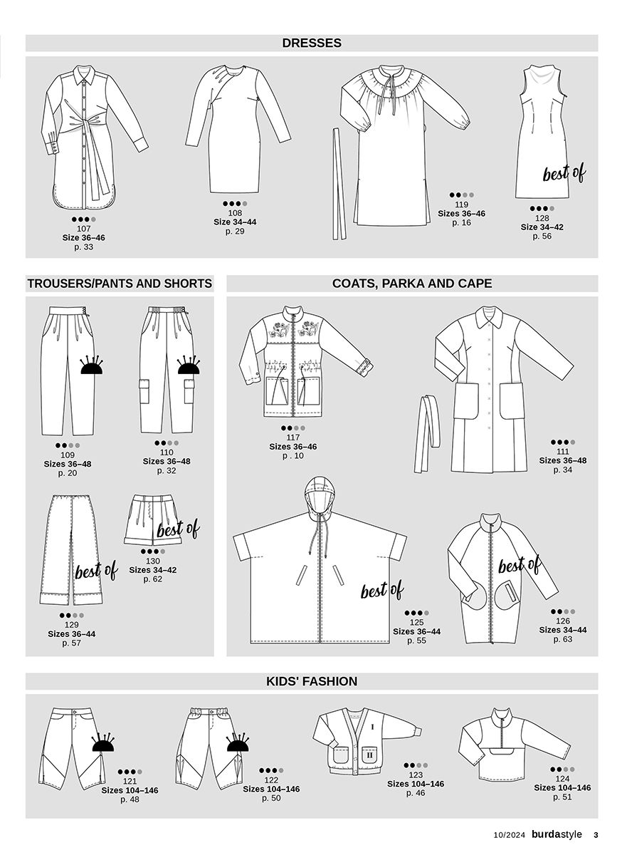 Žurnāls Burda Style 10/2024 Žurnāls Burda Style 10/2024 - Image 3