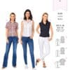 Piegrieztne blūzei Burda style 6527