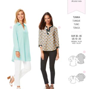 Piegrieztne tunikai Burda style 6633