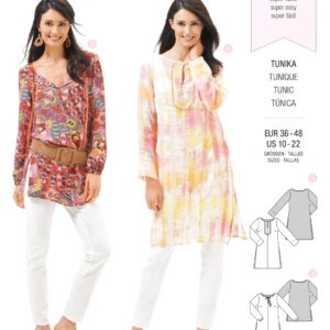 Piegrieztne tunikai Burda easy 6683