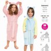 Piegrieztne peldmētelis burda kids 9219