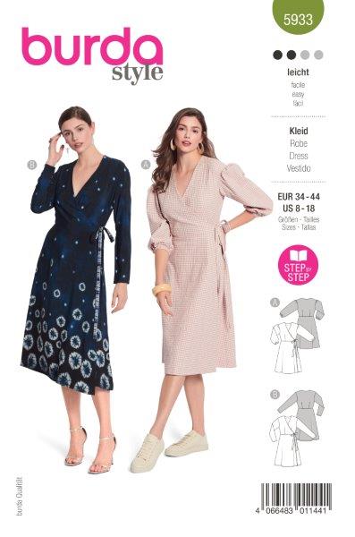 Piegrieztne kleitām Burda style 5933 Piegrieztne kleitām Burda style 5933