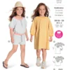 Piegrieztne kleitai un šortiem Burda kids 9242