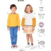 Piegrieztne džemperim Burda kids 9254 Piegrieztne džemperim Burda kids 9254
