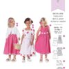 Piegrieztne kleitai un jakai Burda kids 9702
