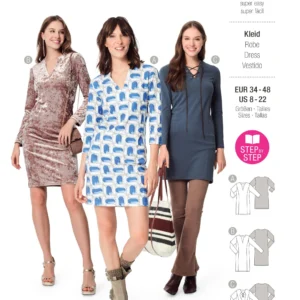 Piegrieztne kleitām burda easy 5962