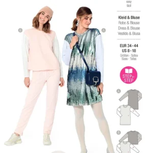 Piegrieztne kleitai un blūzei burda style 5967