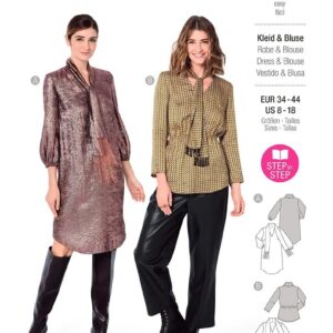 Piegrieztne kleitai un blūzei burda style 5968