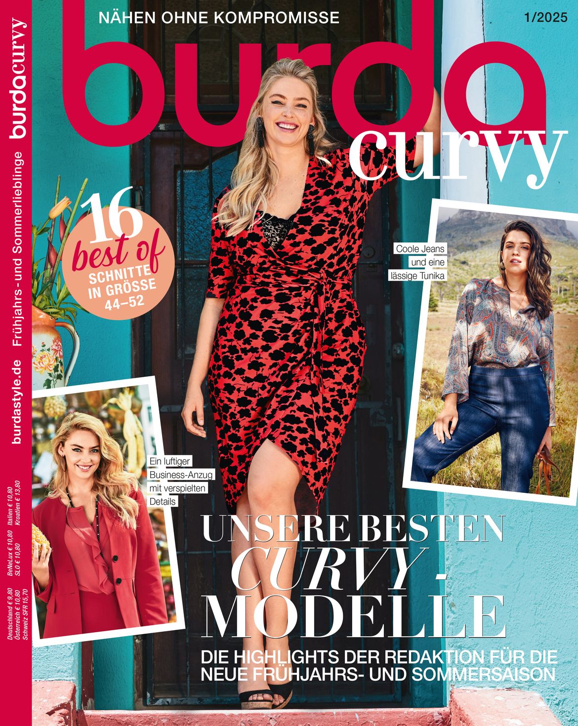 Žurnāls Burda Curvy 1/2025 (vācu valodā) Žurnāls Burda Curvy 1/2025 (vācu valodā)