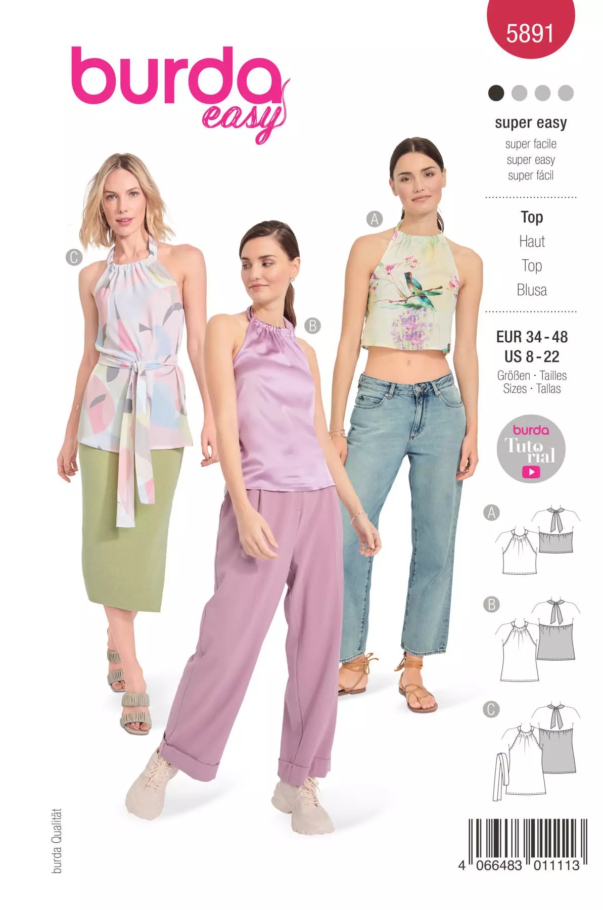 Piegrieztne topiem Burda style 5891 Piegrieztne topiem Burda style 5891