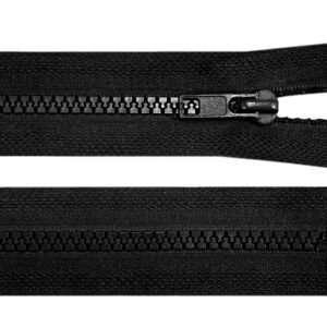 Plastmasas rāvējslēdzējs (traktors 5mm) Uni Black
