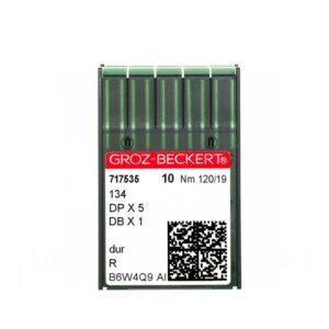 Groz – Beckert rūpnieciskās šujmašīnas adatas DP X 5 | DB x 1 | dur R | Nm 120/19 Groz - Beckert rūpnieciskās šujmašīnas adatas DP X 5 | DB x 1 | dur R | Nm 120/19