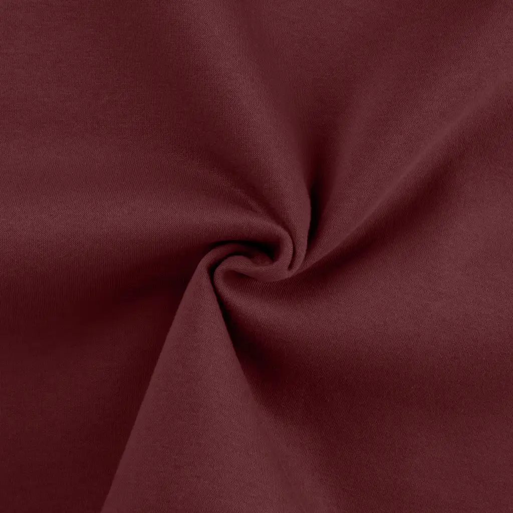 Audums ar defektu Kokvilnas siltināta trikotāža Burgundy 280gr/m² 34cm Audums ar defektu Kokvilnas siltināta trikotāža Burgundy 280gr/m² 34cm