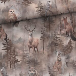 Premium kokvilna Miglas meži 150gr/m²