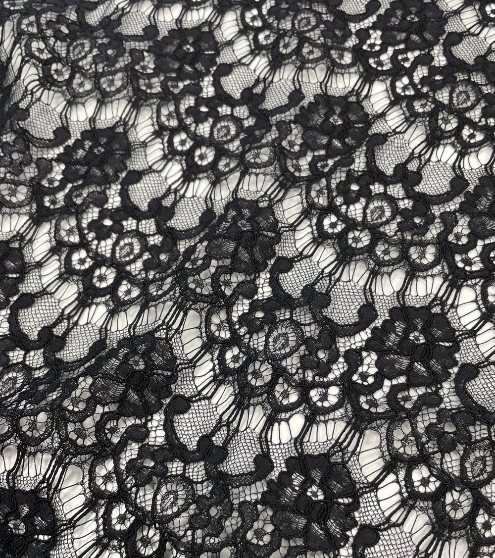 Melna mežģīne 300cm platumā 170gr/m² Melna mežģīne 300cm platumā 170gr/m² - Image 2