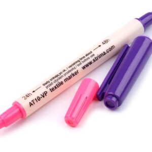 Marķieris audumam ar izzūdošu efektu, divpusējs Violets/Rozā Marķieris audumam ar izzūdošu efektu, divpusējs Violets/Rozā