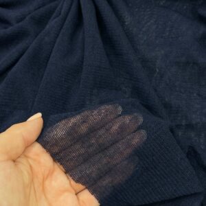 Smalks adījuma audums Navy 100gr/m² Smalks adījuma audums Navy 100gr/m²