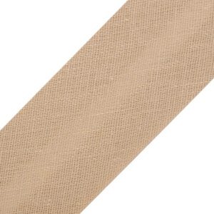 Kokvilnas slīpā diega lenta Beige 20mm