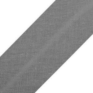 Kokvilnas slīpā diega lenta Dark Grey 20mm