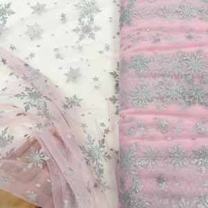 Tills ar sniegpārsliņam Pink 30gr/m²